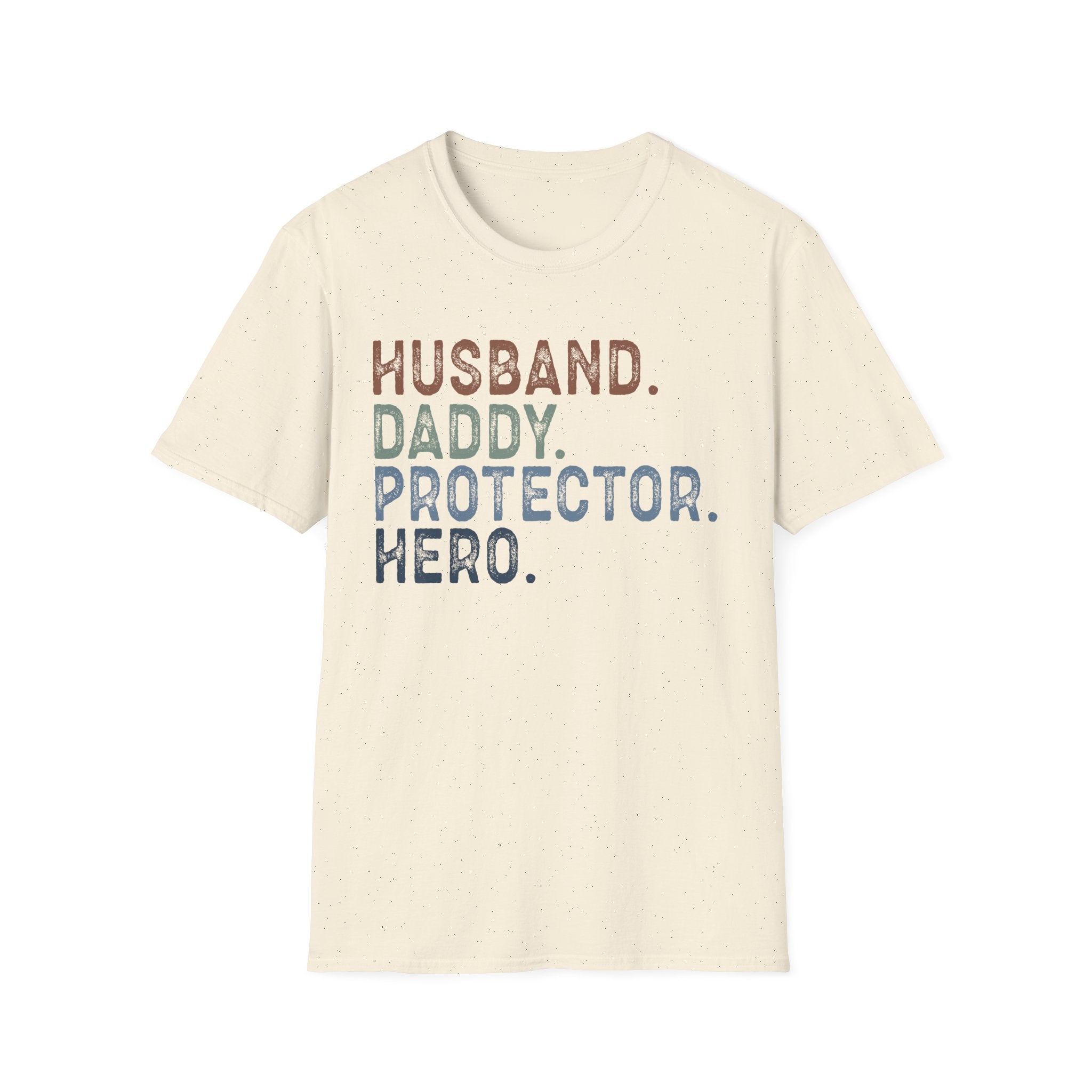 Husband Daddy Protector Hero T-Shirt — Fathers Day Gift Tee