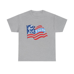 July 4th Flag T-Shirt — Patriotic Independence Day Tee