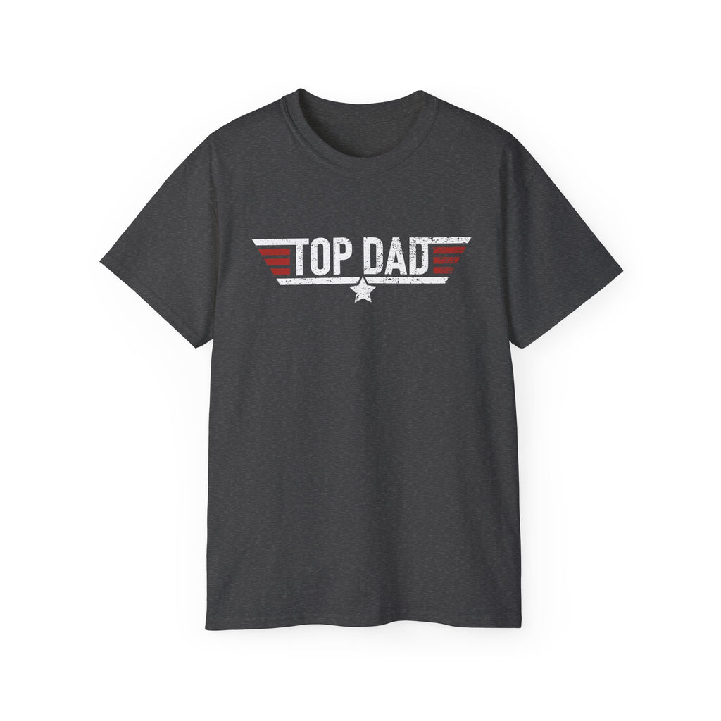 Top Dad Tee — Vintage Military Pilot-Inspired Father's Day T-Shirt