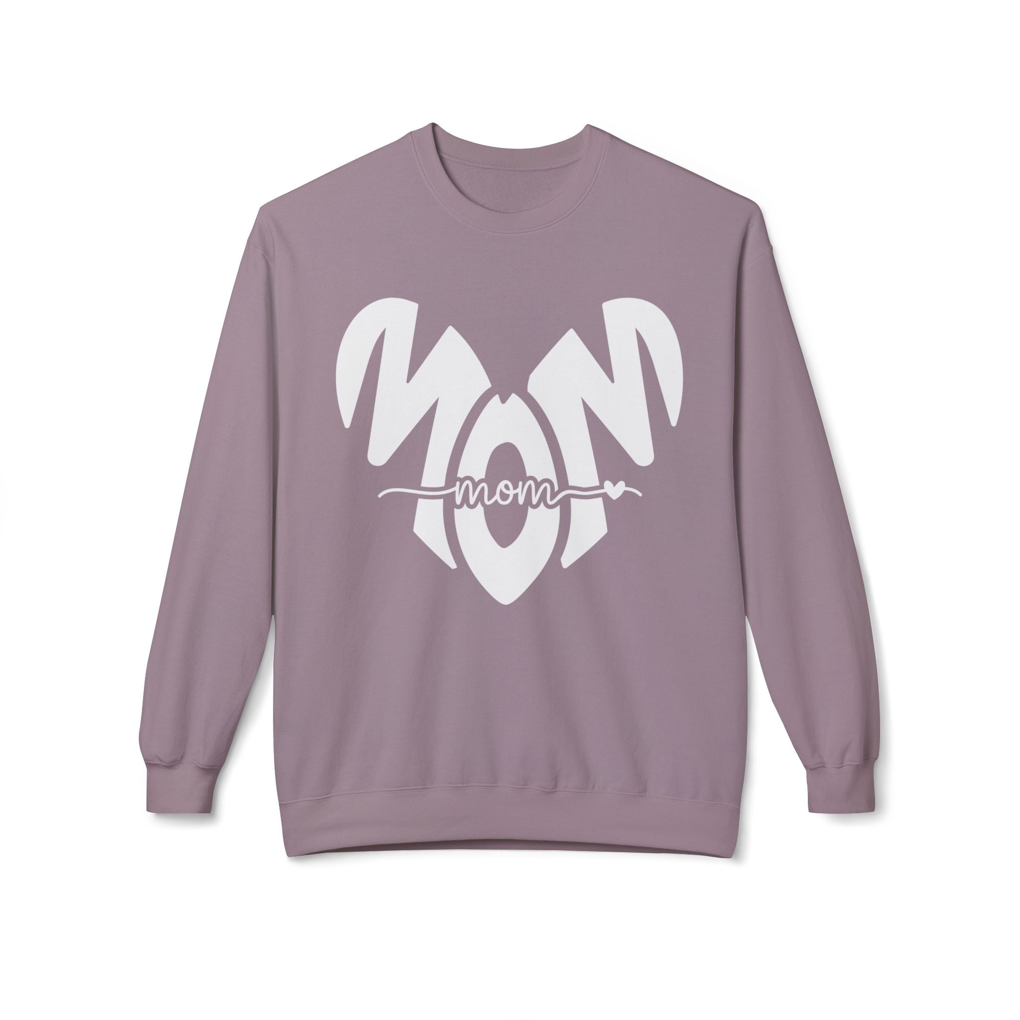 Mom Heart Crewneck Sweatshirt — Cozy Mother's Day Gift