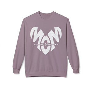 Mom Heart Crewneck Sweatshirt — Cozy Mother's Day Gift