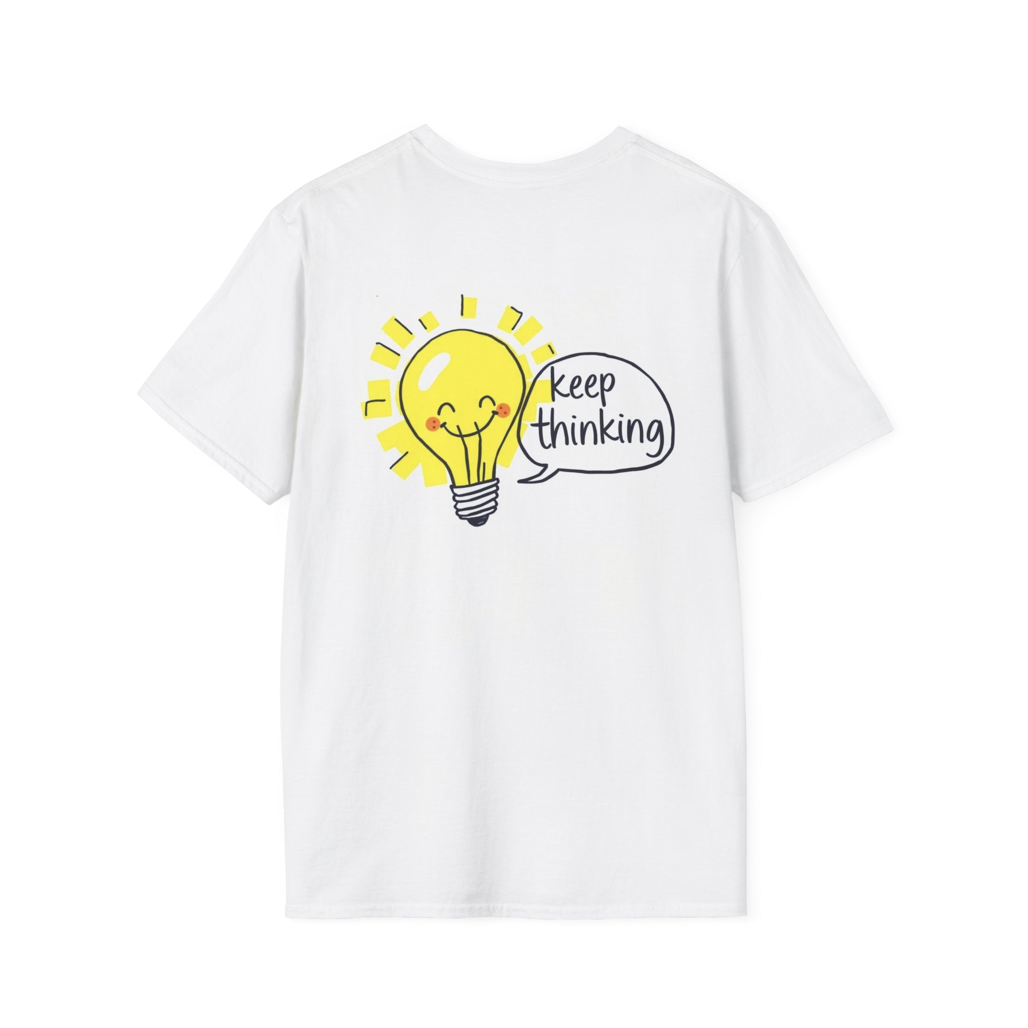 Keep Thinking Lightbulb T-Shirt — Positive Idea Graphic Tee