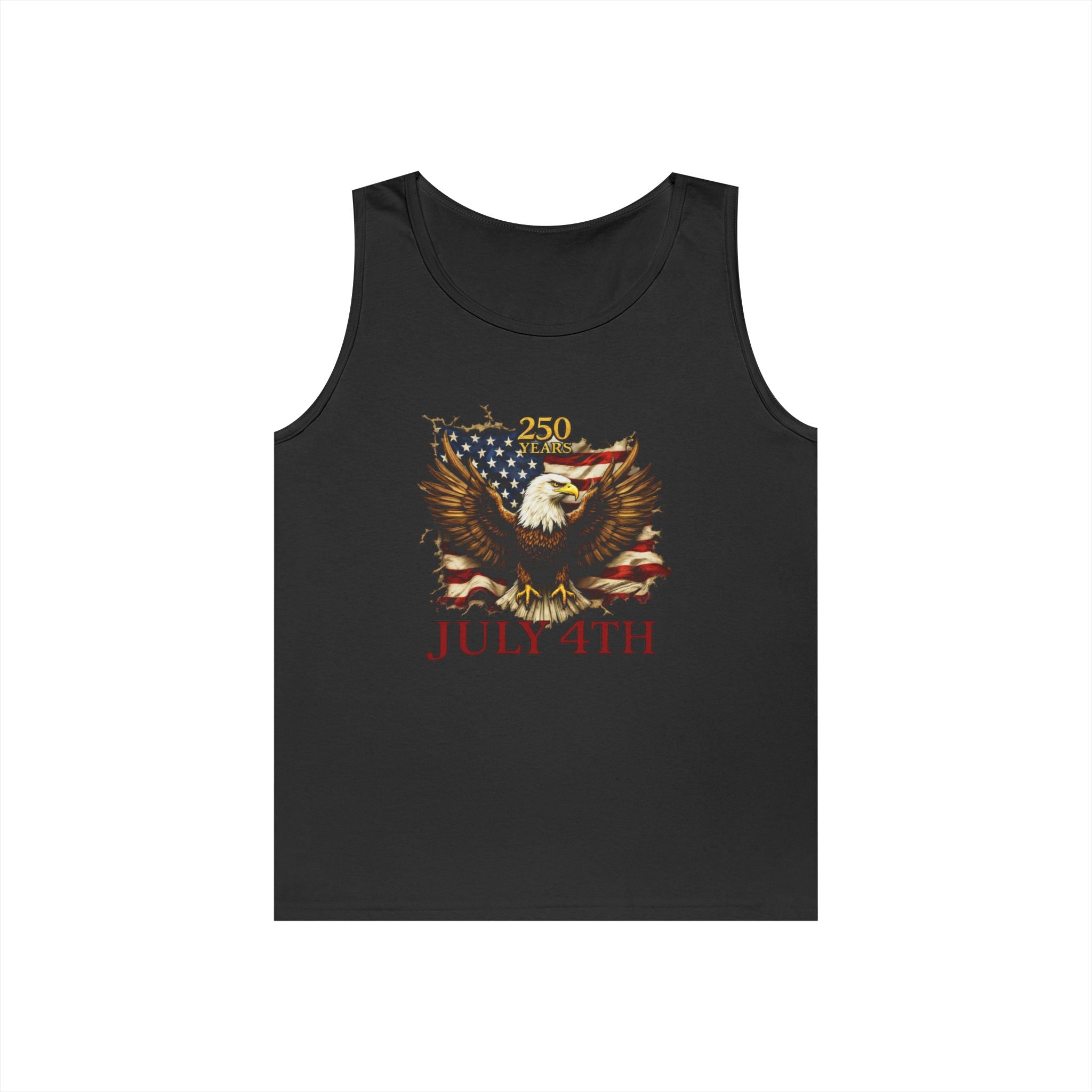 July 4th Eagle Tank Top — Patriotic American Flag Independence Day Shirt