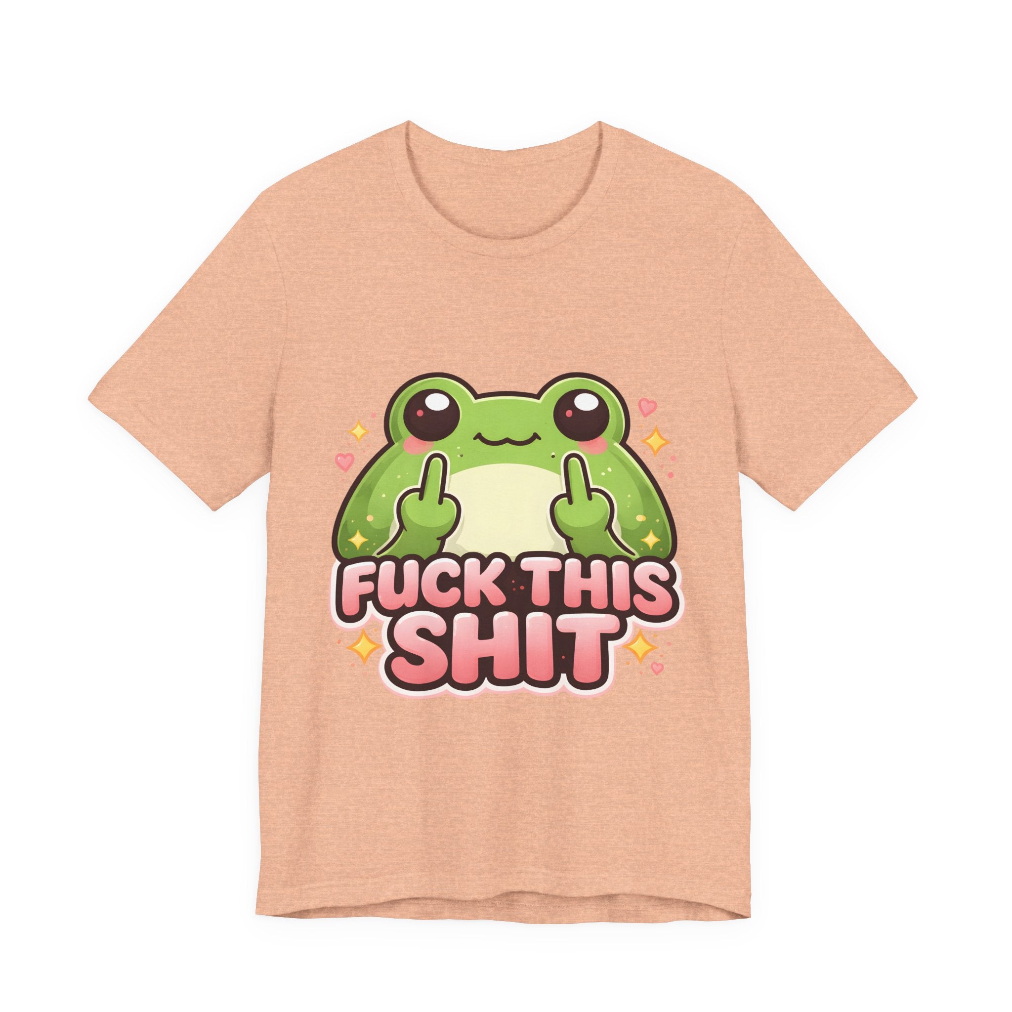 Cute Frog "Fuck This Shit" Tee - Funny Graphic T-Shirt