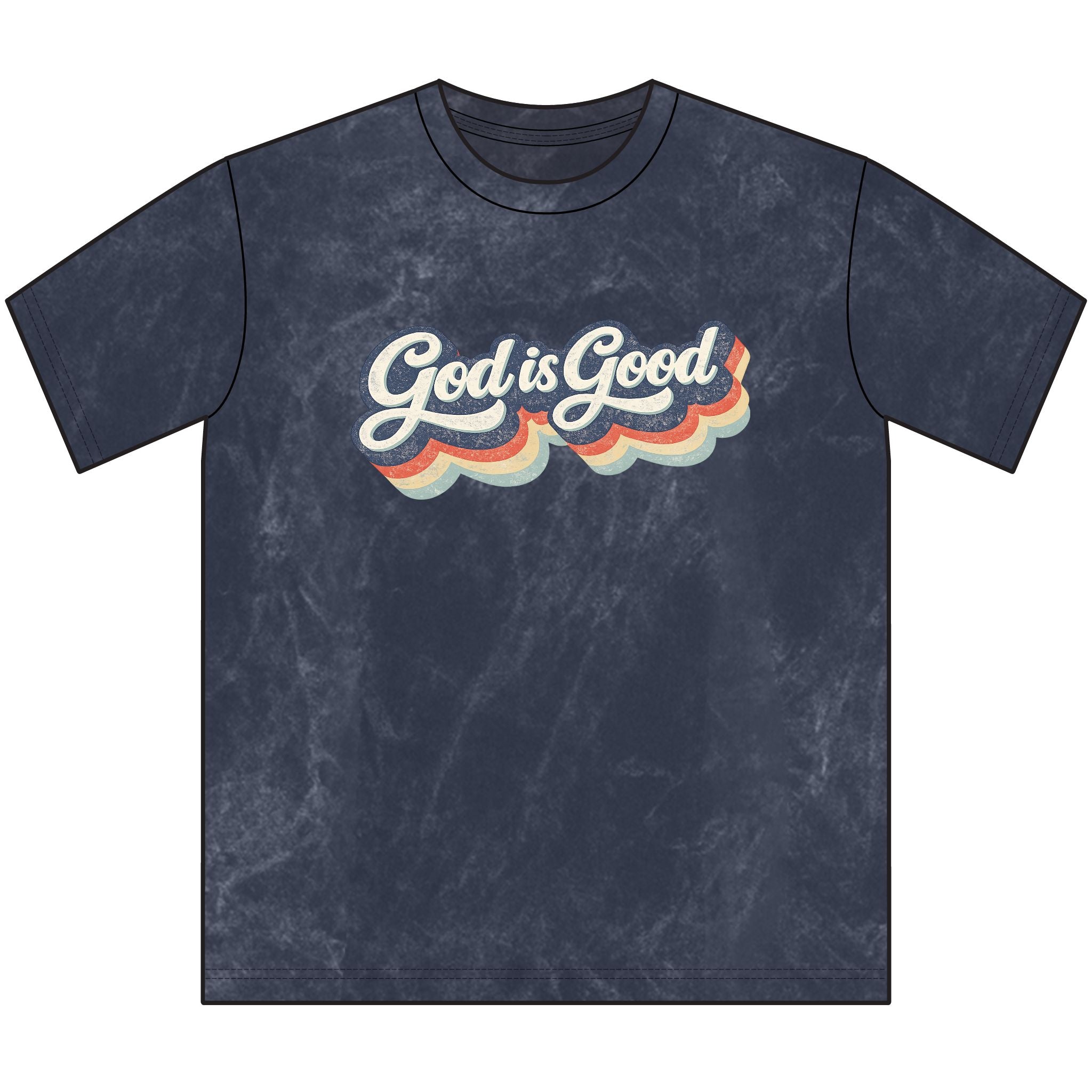 God Is Good Vintage Crewneck Tee