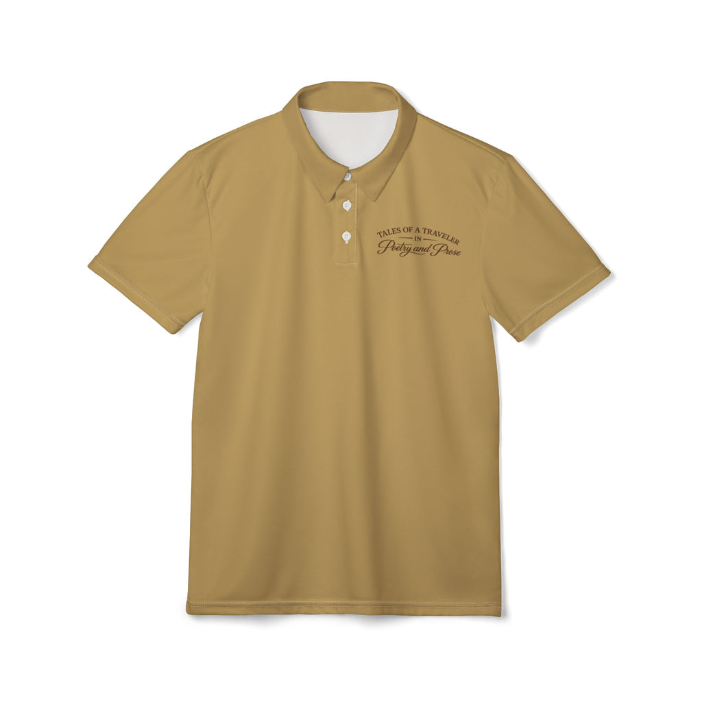 Classic Polo Shirt with Script Chest Logo — Casual Golf & Workwear