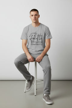 Walking By Faith Tripping Constantly T-Shirt — Inspirational Christian Tee