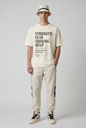 Strength Is In Seeking Help T-Shirt — Mental Health Awareness Tee