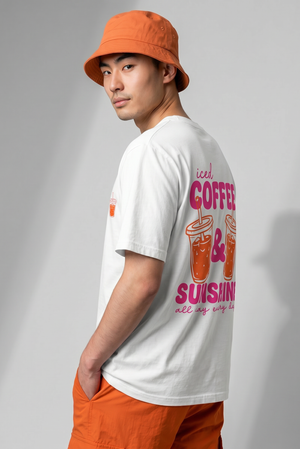 Iced Coffee & Sunshine T‑Shirt — Cute Summer Graphic Tee