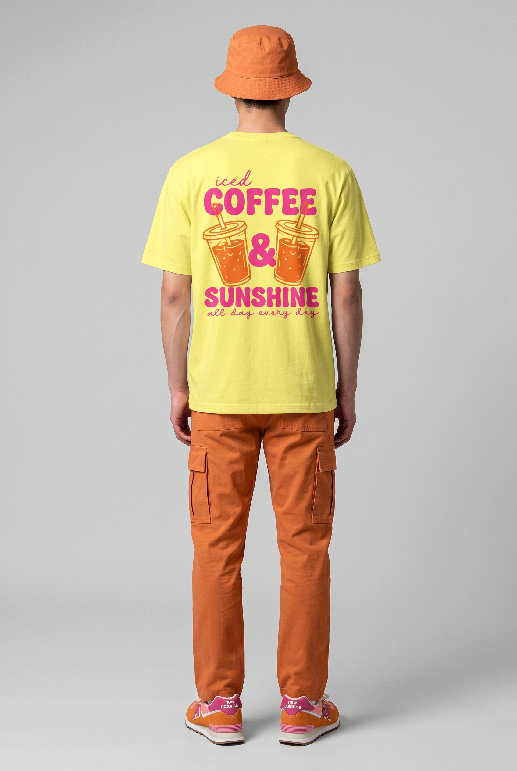 Iced Coffee & Sunshine T‑Shirt — Cute Summer Graphic Tee