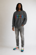 Autism Pride Crewneck Sweatshirt – Rainbow Block Letters "AUTISM"