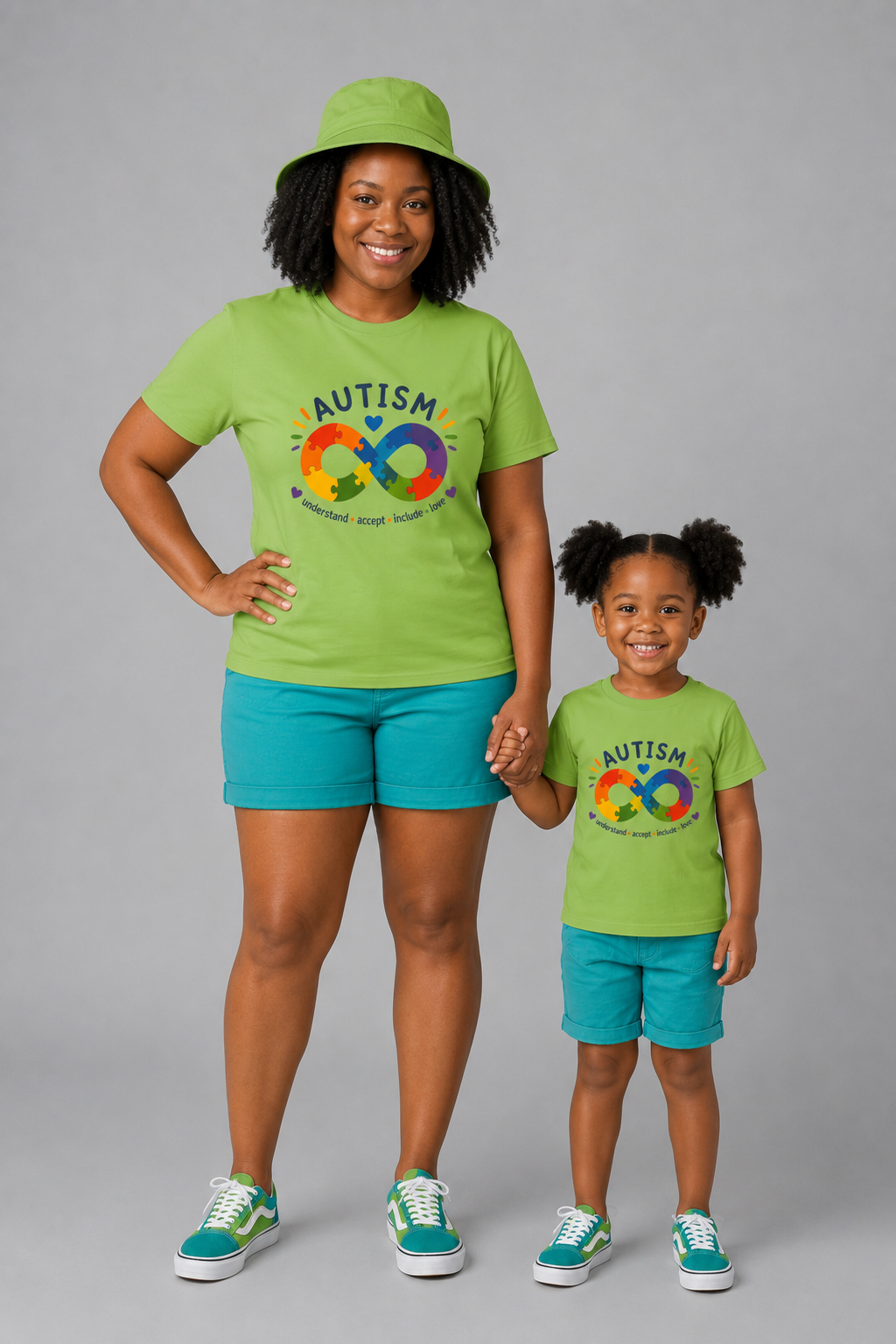 Autism Pride Infinity Puzzle T-Shirt — Understand • Accept • Include • Love