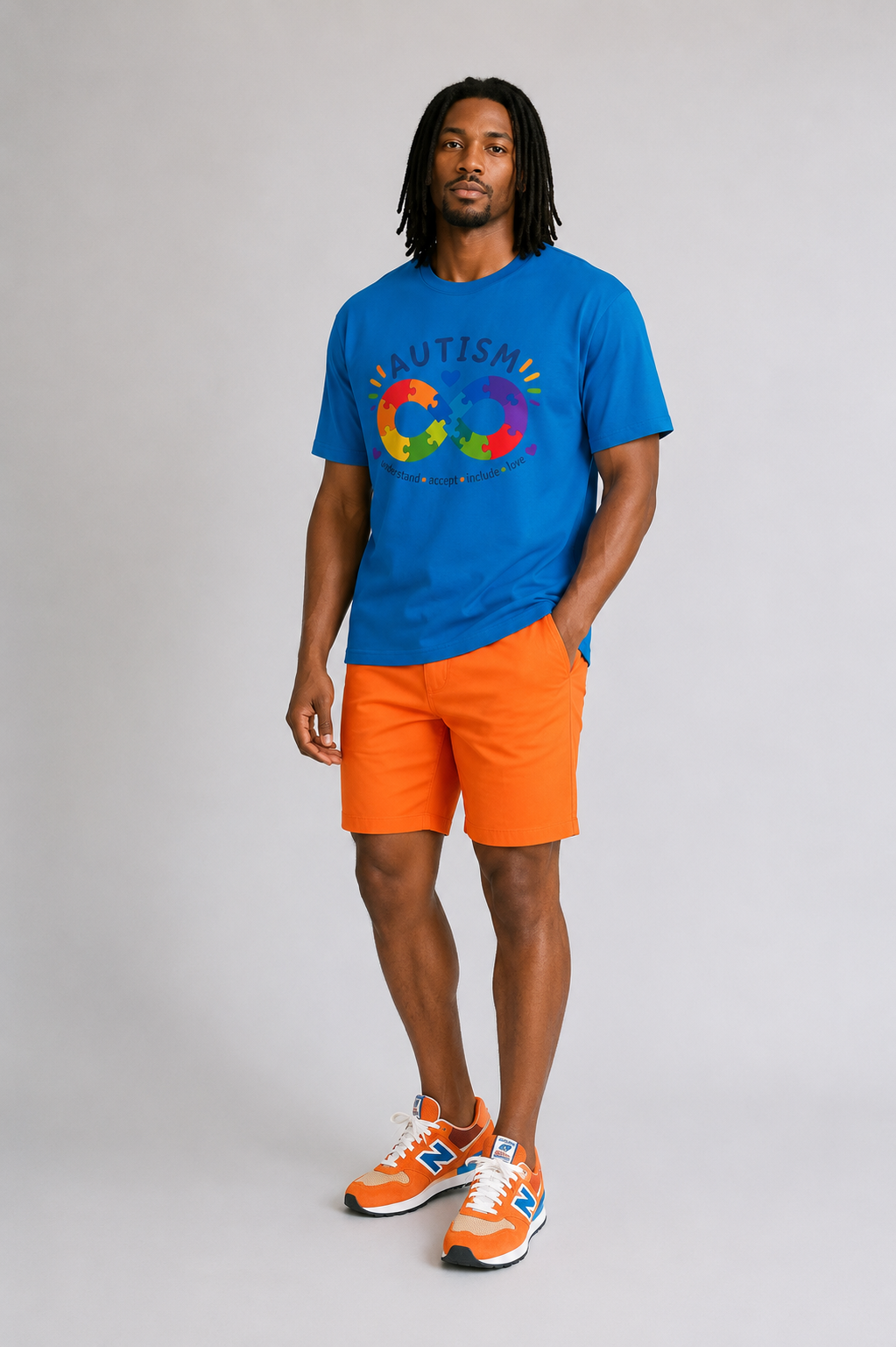 Autism Pride Infinity Puzzle T-Shirt — Understand • Accept • Include • Love