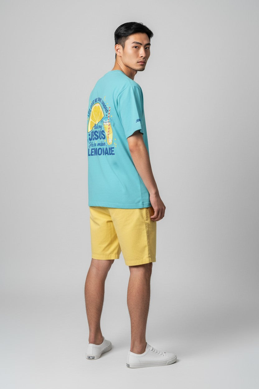 Jesus Lemonade Tee — "Life Gave Me Some Lemons but My Jesus He Be Makin' Lemonade" Christian Graphic T-Shirt