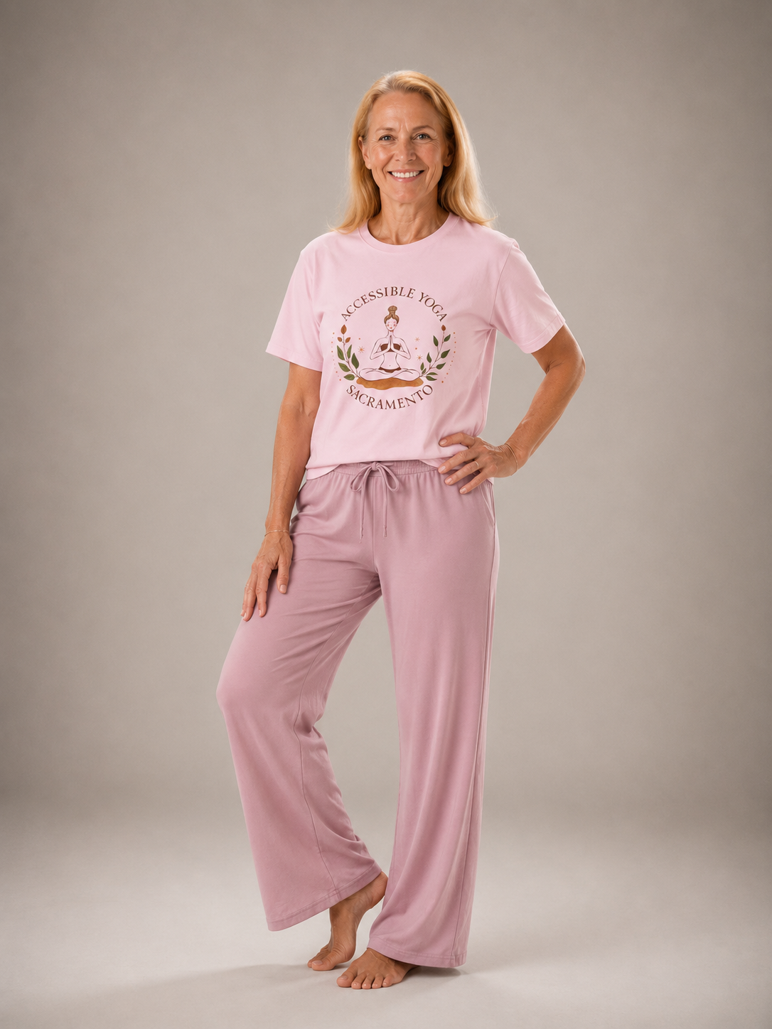 Accessible Yoga Sacramento T-Shirt — Meditation Graphic Tee for Yoga Teachers & Students