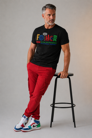 Father Definition T-Shirt – Superhero Dad Graphic Tee for Father’s Day
