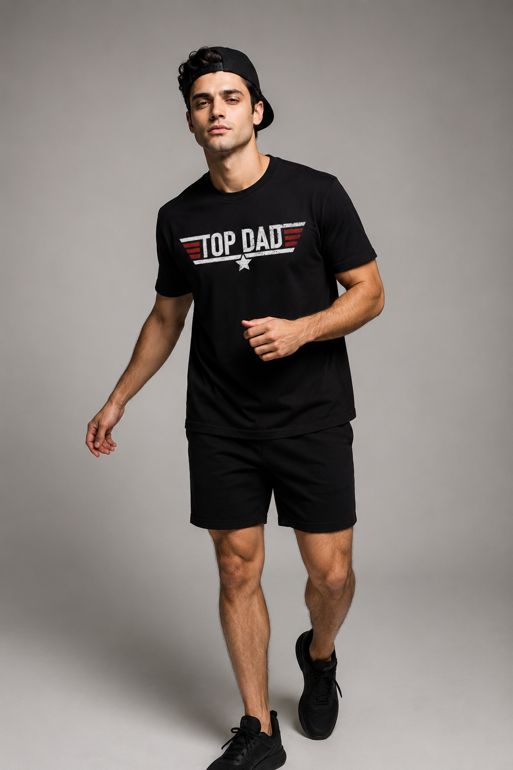Top Dad Tee — Vintage Military Pilot-Inspired Father's Day T-Shirt