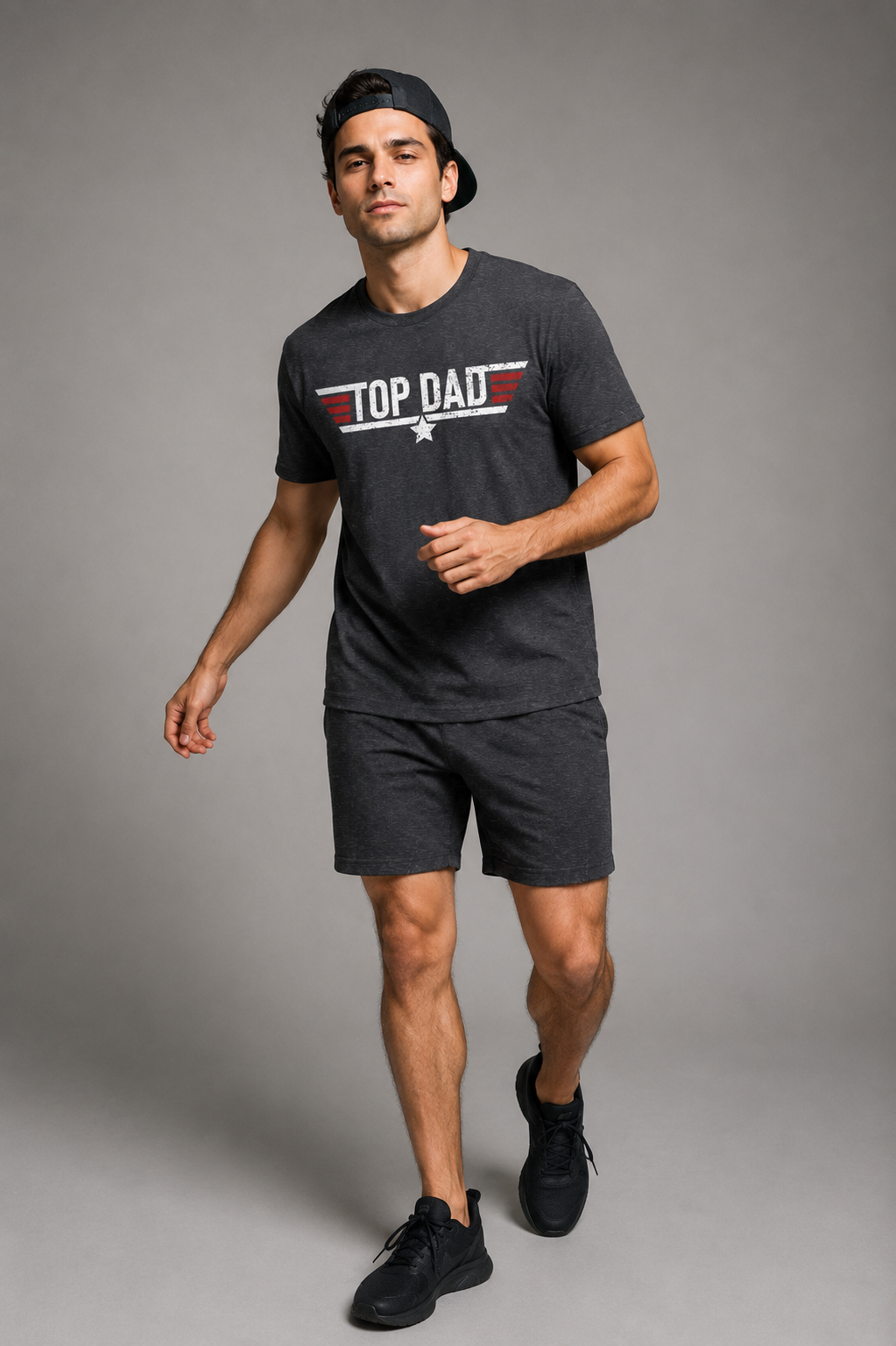 Top Dad Tee — Vintage Military Pilot-Inspired Father's Day T-Shirt