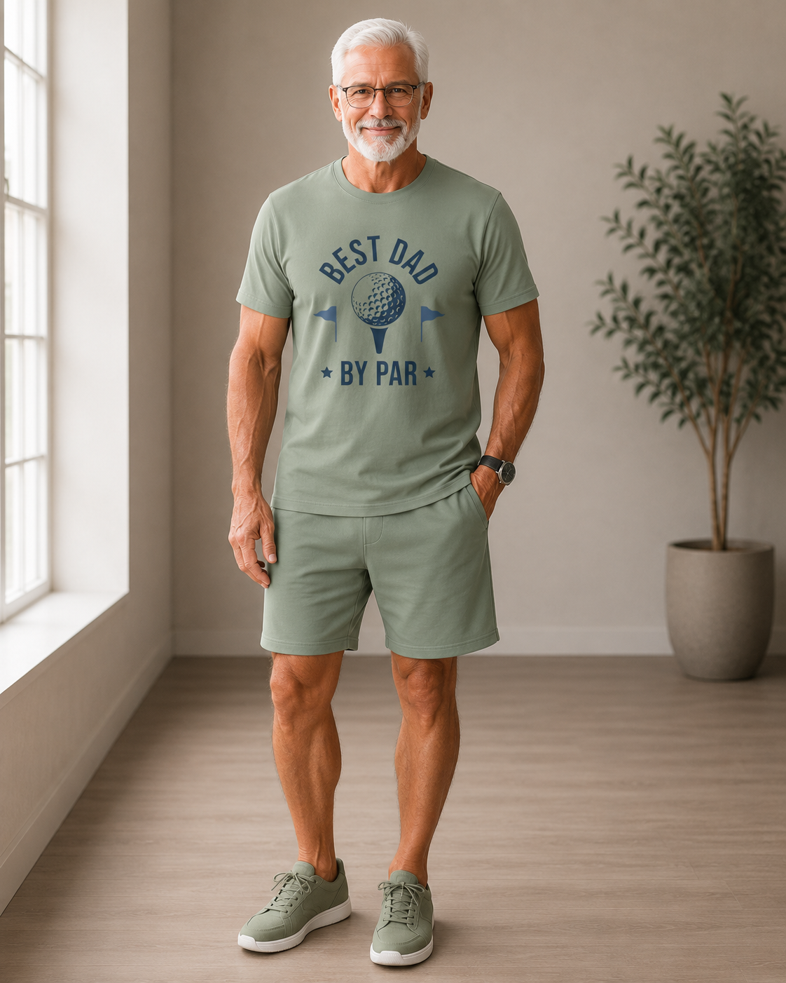 Best Dad By Par Golf T-Shirt — Father’s Day Golfing Gift