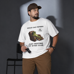 Just Resting My Eyes Club Tee — Proud Dad Member Graphic T‑Shirt