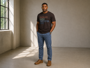 Husband Daddy Protector Hero T-Shirt — Fathers Day Gift Tee