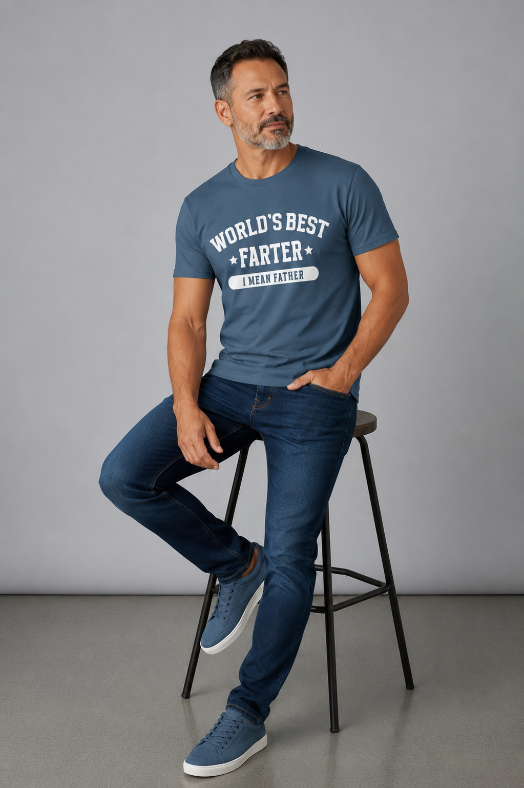 Funny 'World's Best Farter — I Mean Father' T-Shirt
