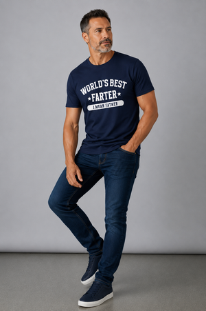 Funny 'World's Best Farter — I Mean Father' T-Shirt