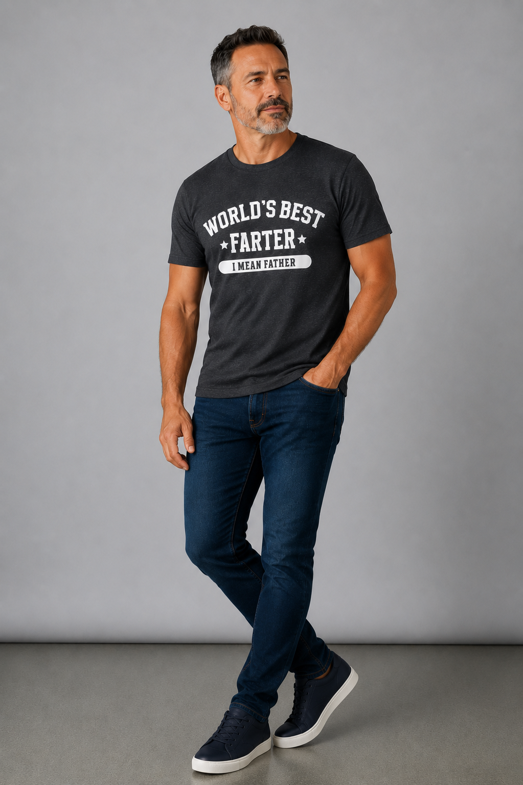 Funny 'World's Best Farter — I Mean Father' T-Shirt