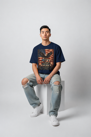 4th of July Eagle T-Shirt – "250 Years America" Patriotic Tee