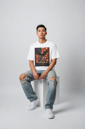 4th of July Eagle T-Shirt – "250 Years America" Patriotic Tee