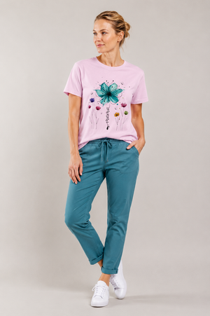Floral 'Mama' Tee — Watercolor Bloom Mother's Day T-Shirt