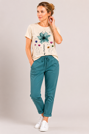 Floral 'Mama' Tee — Watercolor Bloom Mother's Day T-Shirt