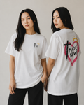 Made New Heart T-Shirt — Christian Faith Cross Tee