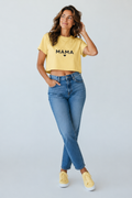 Love Mama Boxy Tee – Min Heart Mom T-Shirt