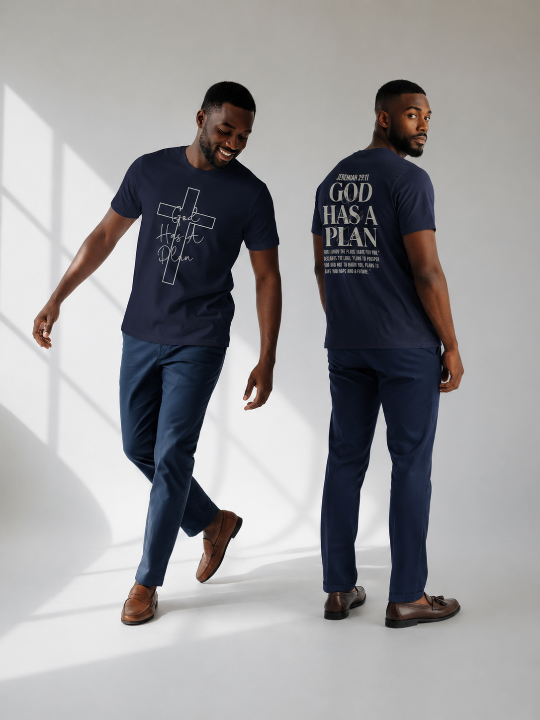 God Has a Plan T-Shirt — Jeremiah 29:11 Inspirational Christian Tee