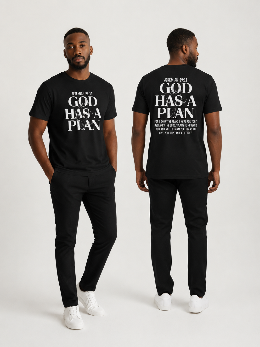 God Has a Plan T-Shirt — Jeremiah 29:11 Inspirational Christian Tee