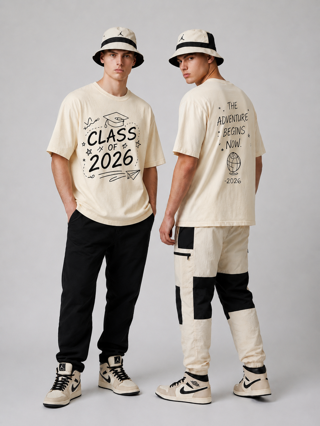 Class of 2026 Graduation T-Shirt — “The Adventure Begins Now” Senior Tee