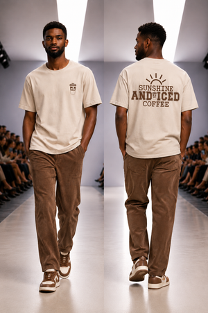 T-Shirt — Sunshine and Iced Coffee Graphic Tee