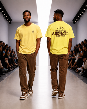T-Shirt — Sunshine and Iced Coffee Graphic Tee
