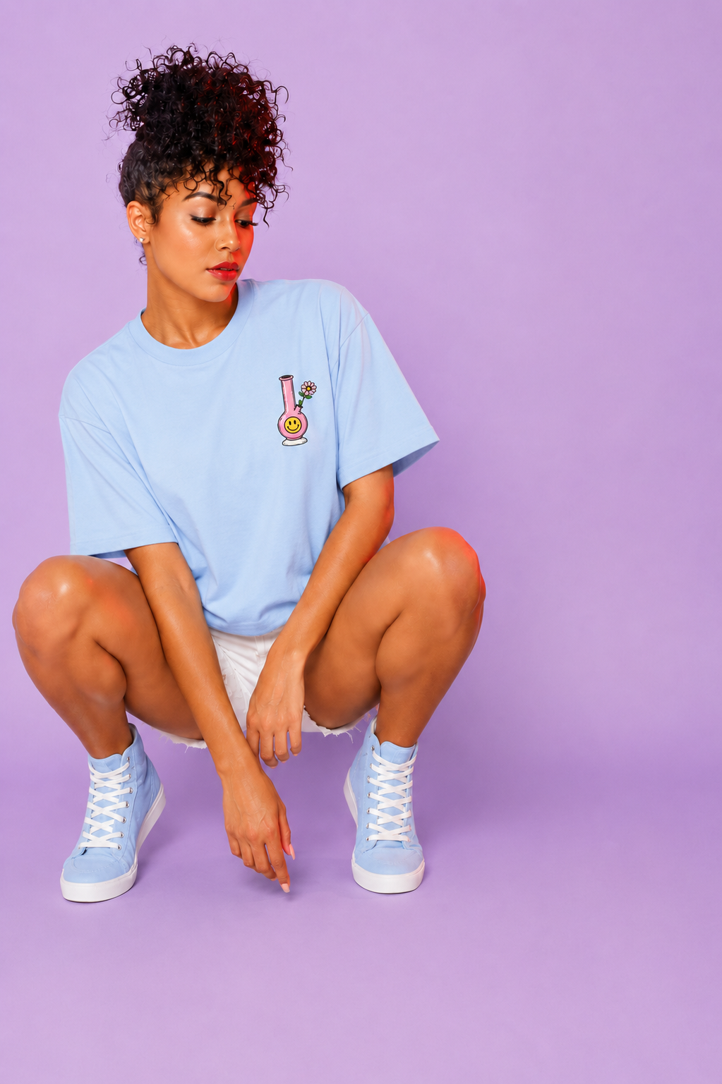 Don't Worry Be Happy Tee — Happy Bong Graphic T-Shirt