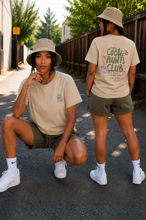 Cool Aunts Club Tee - 'Like a Mom, But Cooler' Short Sleeve T-Shirt
