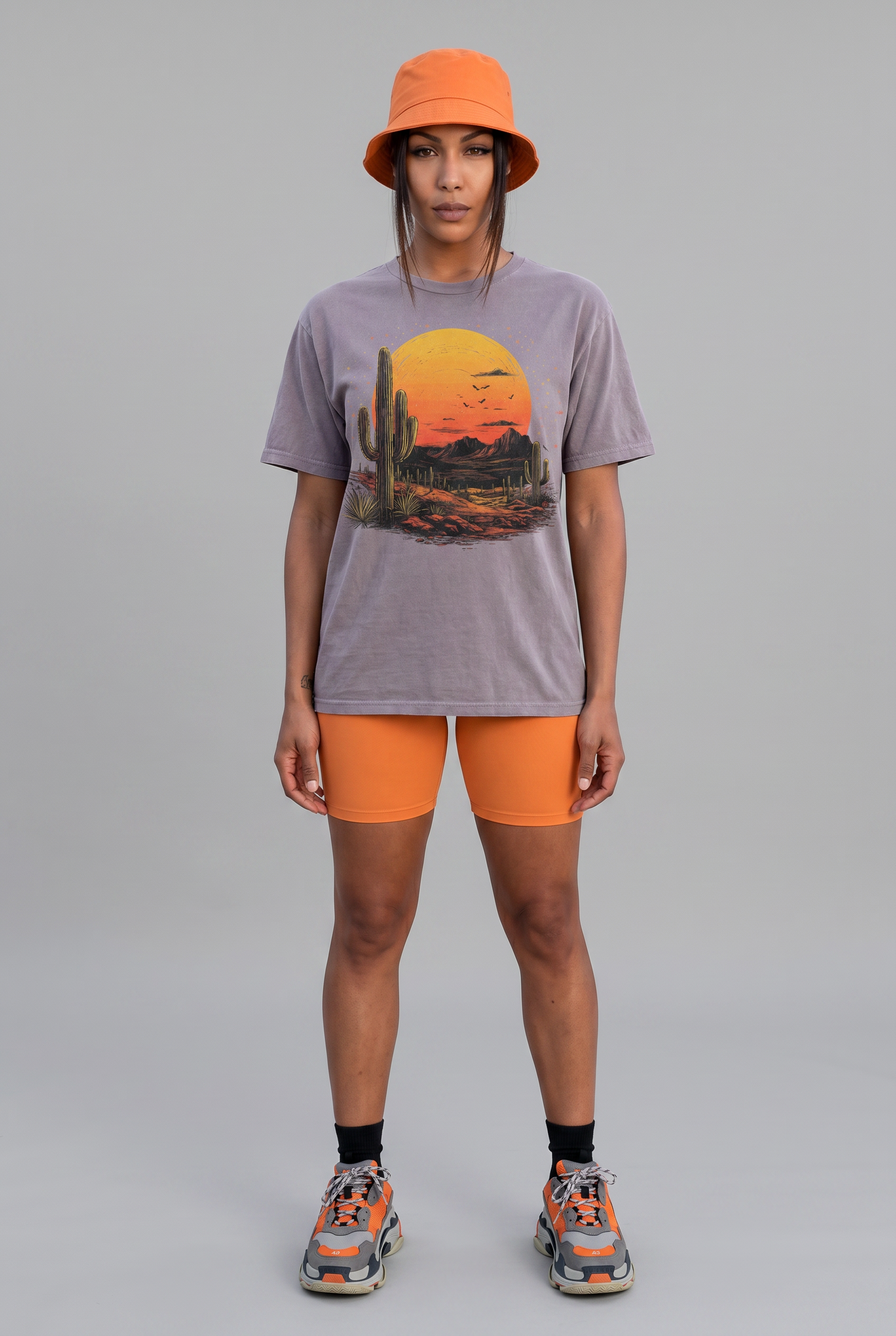 Vintage Desert Sunset Crewneck Tee