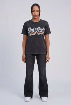 God Is Good Vintage Crewneck Tee
