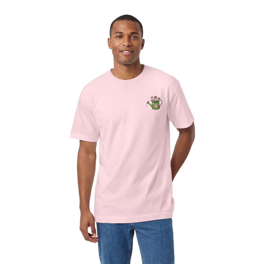 Plant Grow Tee – 'Plant Grow Good Seeds' Watering Can Flower T-Shirt