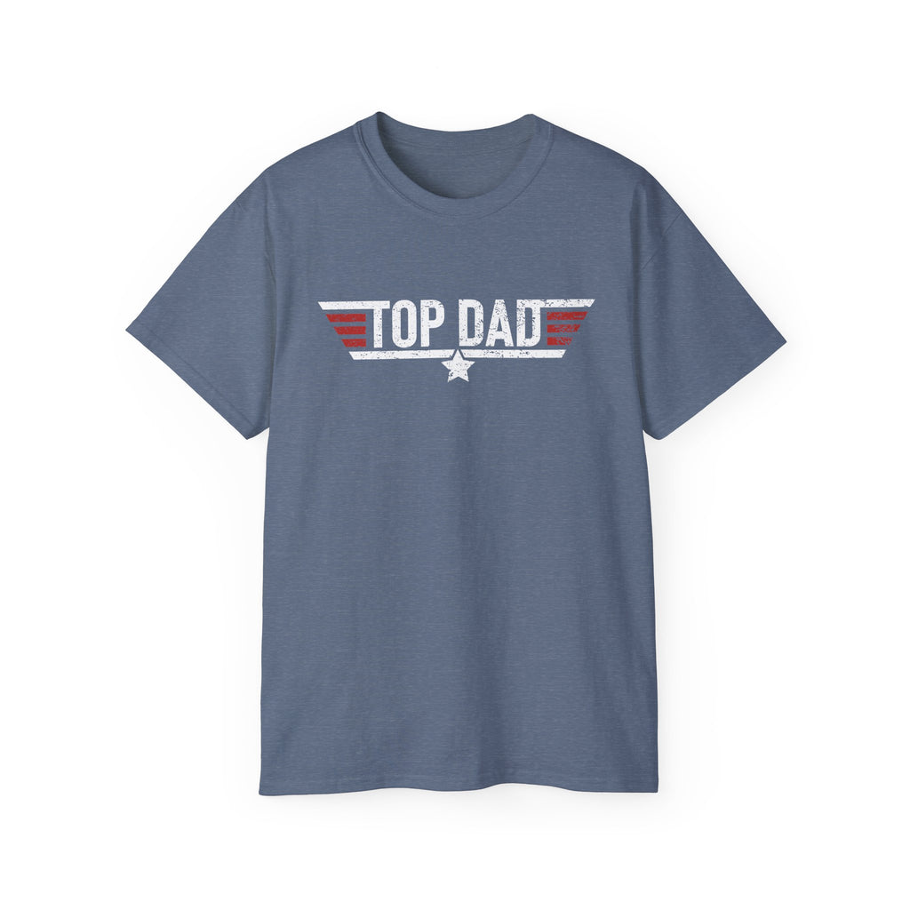Top Dad Tee — Vintage Military Pilot-Inspired Father's Day T-Shirt