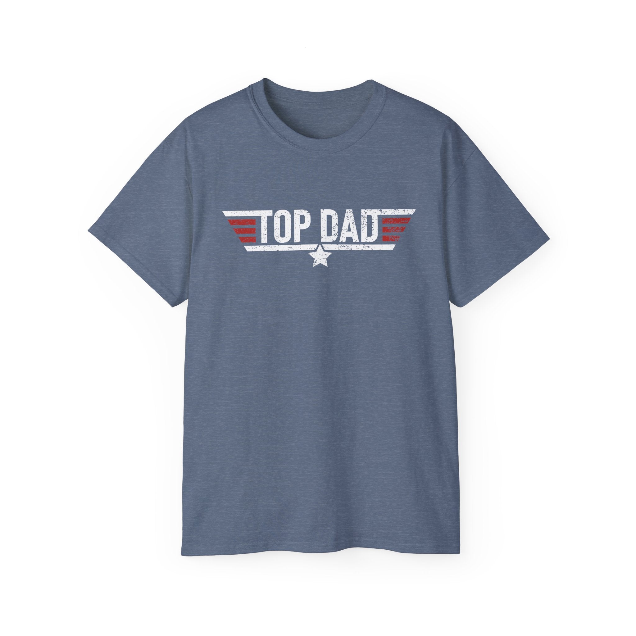Top Dad Tee — Vintage Military Pilot-Inspired Father's Day T-Shirt