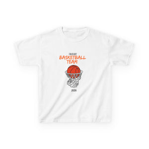 Kids Big Ball Basketball Team T-Shirt — Youth Hoop Graphic Tee (2026)