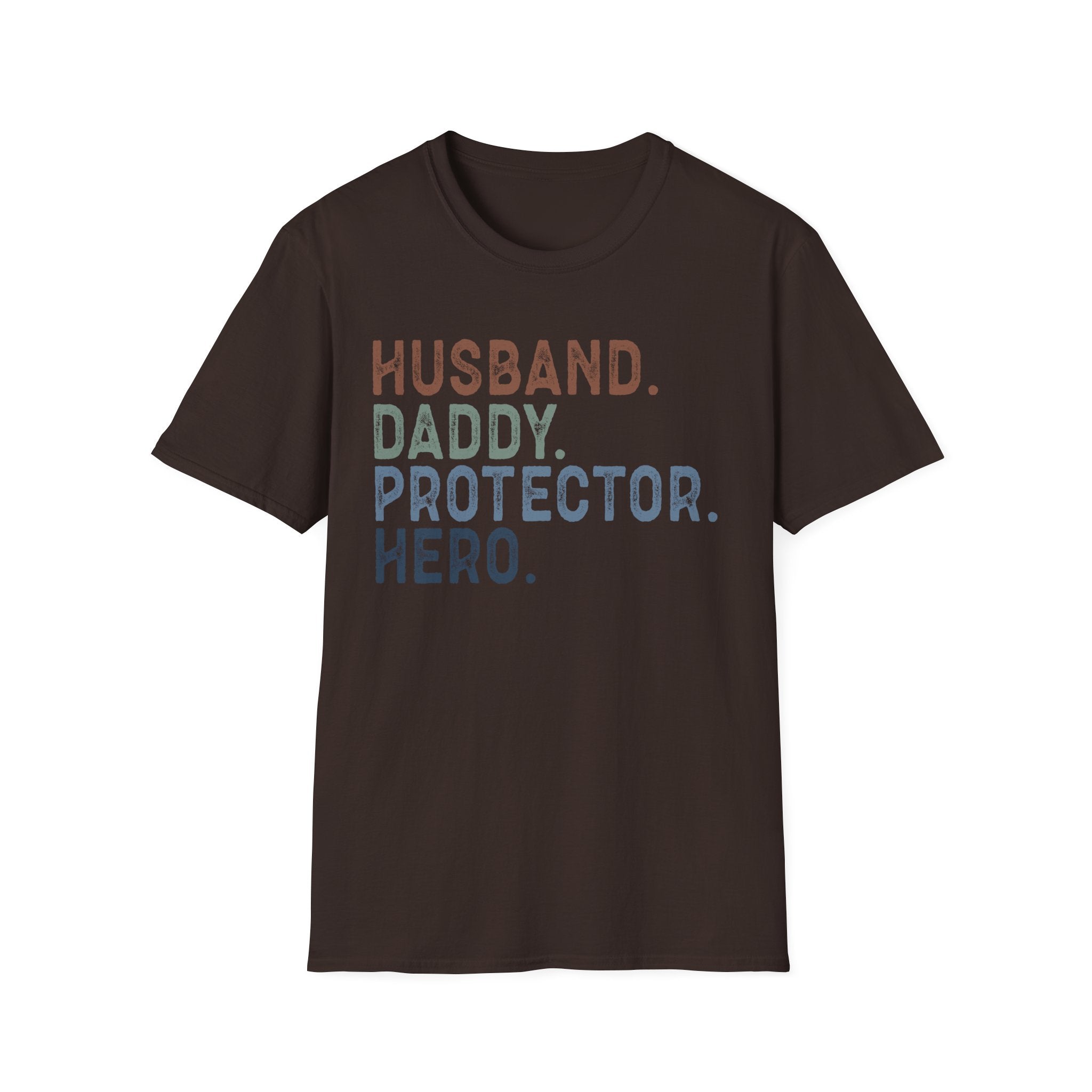Husband Daddy Protector Hero T-Shirt — Fathers Day Gift Tee