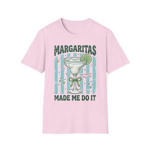 Margaritas Made Me Do It T-Shirt