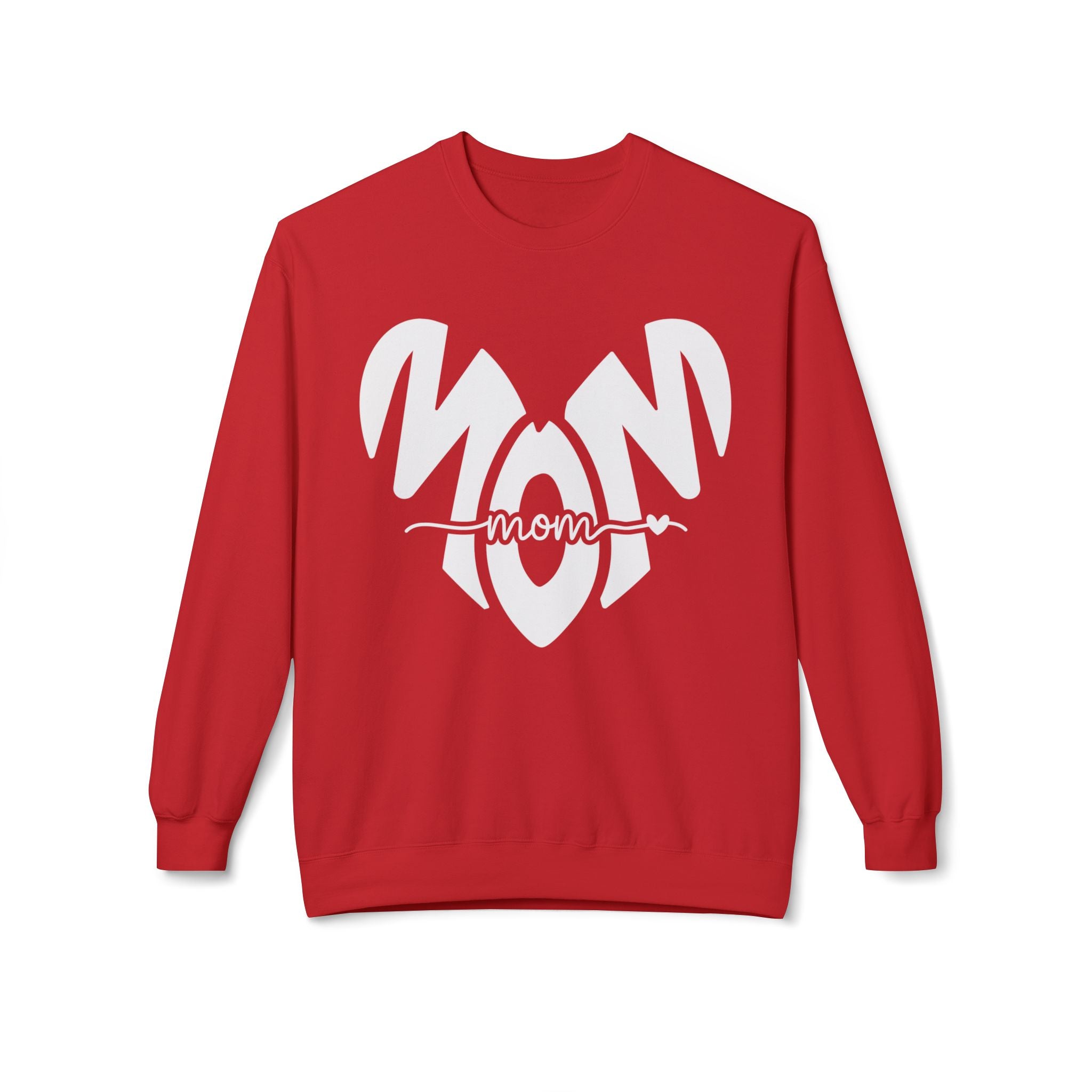 Mom Heart Crewneck Sweatshirt — Cozy Mother's Day Gift